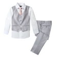 thumbnail image 1 of Spring Notion Boys' Formal 4-Piece Set, Light Grey, 1 of 5