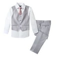 thumbnail image 1 of Spring Notion Boys' Formal 4-Piece Set, Light Grey, 1 of 5