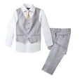 thumbnail image 1 of Spring Notion Boys' Formal 4-Piece Set, Light Grey, 1 of 5