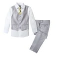 thumbnail image 1 of Spring Notion Boys' Formal 4-Piece Set, Light Grey, 1 of 5