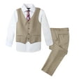 thumbnail image 1 of Spring Notion Boys' Formal 4-Piece Set, Tan, 1 of 5