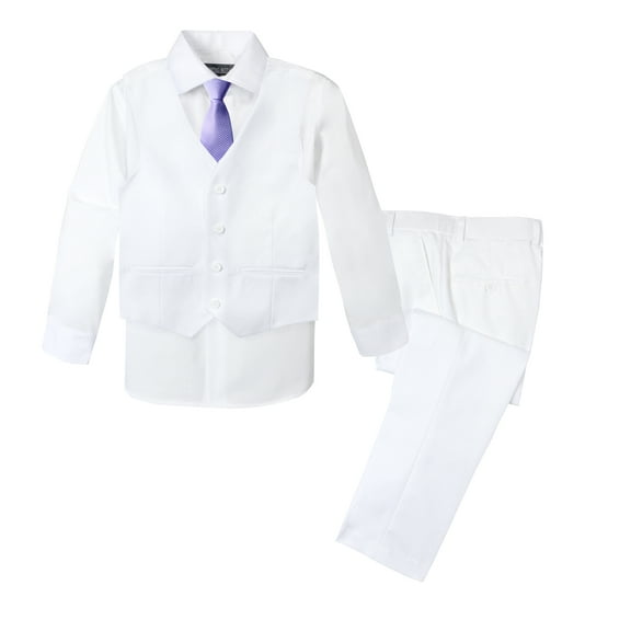 Spring Notion Boys' Formal 4-Piece Set, White