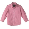 thumbnail image 1 of Spring Notion Boys' Long Sleeve Checkers Gingham Shirt, 1 of 2