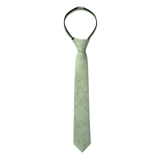 Spring Notion Boys' Mottled Linen Zipper Necktie