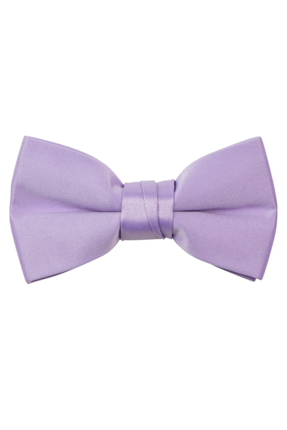Boys' Pre-tied Banded Satin Bow Tie