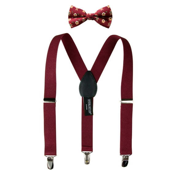 Spring Notion Boys' Suspender and Chrsitmas Bow Tie Set