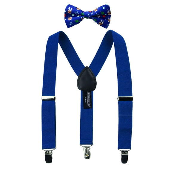 Spring Notion Boys' Suspender and Chrsitmas Bow Tie Set