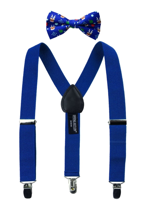 Boys' Suspender and Chrsitmas Bow Tie Set