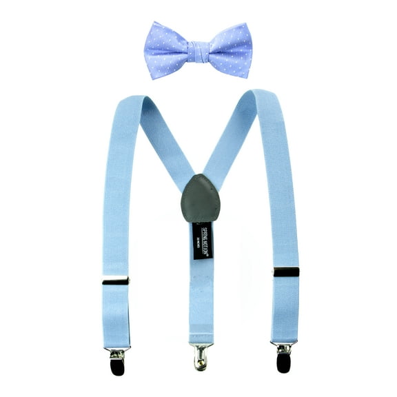 Spring Notion Boys' Suspenders and Polka Dot Bow Tie Set