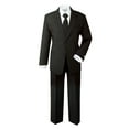 thumbnail image 1 of Spring Notion Formal Black, Dress Suit Set (Boy's), 5-Piece Set, Sizes 5-12, 1 of 5