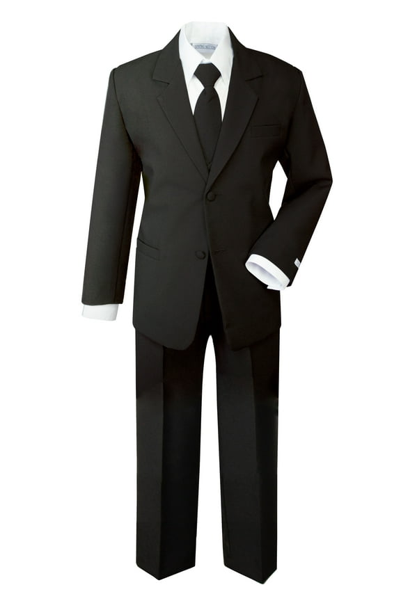 Formal Black, Dress Suit Set (Boy's), 5-Piece Set, Sizes 5-12