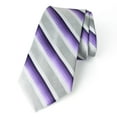 thumbnail image 1 of Spring Notion Men's Bold Stripes Microfiber Woven Tie, 1 of 3