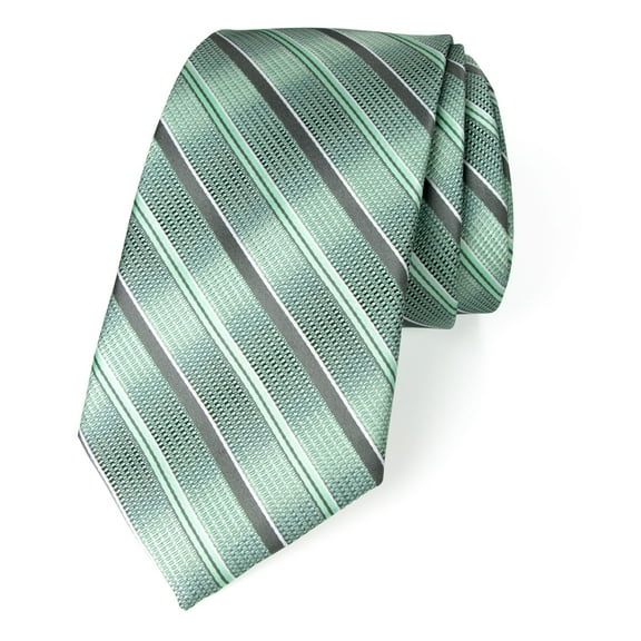 Spring Notion Men's Bold Stripes Microfiber Woven Tie
