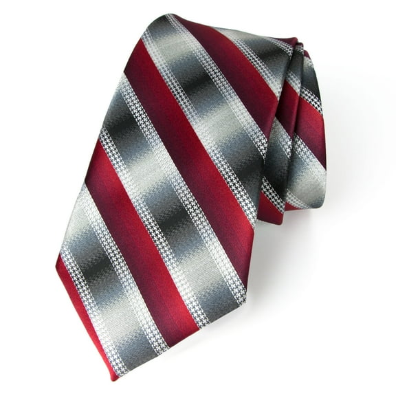 Spring Notion Men's Bold Stripes Microfiber Woven Tie