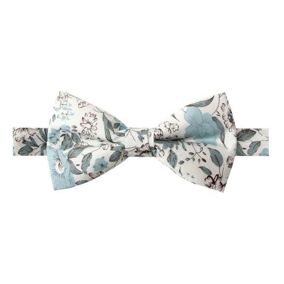 Spring Notion Men's Cotton Floral Print Pre-tied Bow Tie