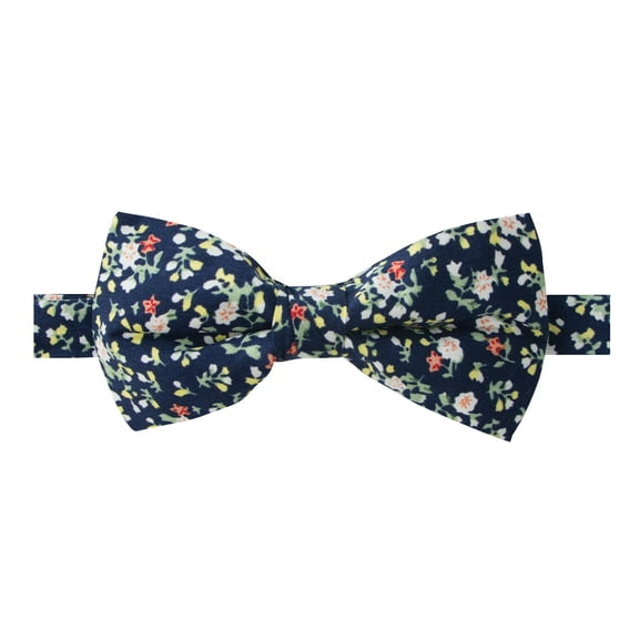 Spring Notion Men's Cotton Floral Print Pre-tied Bow Tie