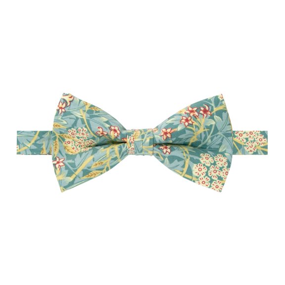 Spring Notion Men's Cotton Floral Print Pre-tied Bow Tie