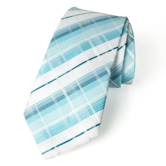 Spring Notion Men's Elegant Fine Tartan Microfiber Woven Tie