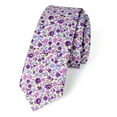 thumbnail image 1 of Spring Notion Men's Floral Print Cotton Skinny Tie, 1 of 3