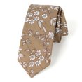 thumbnail image 1 of Spring Notion Men's Floral Print Cotton Skinny Tie, 1 of 3