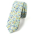 thumbnail image 1 of Spring Notion Men's Floral Print Cotton Skinny Tie, 1 of 3