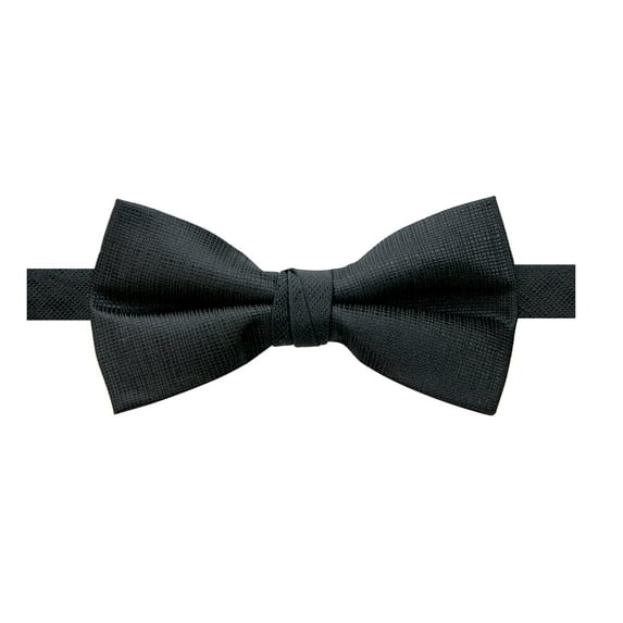 Spring Notion Men's Leather Texture Woven Bow Tie