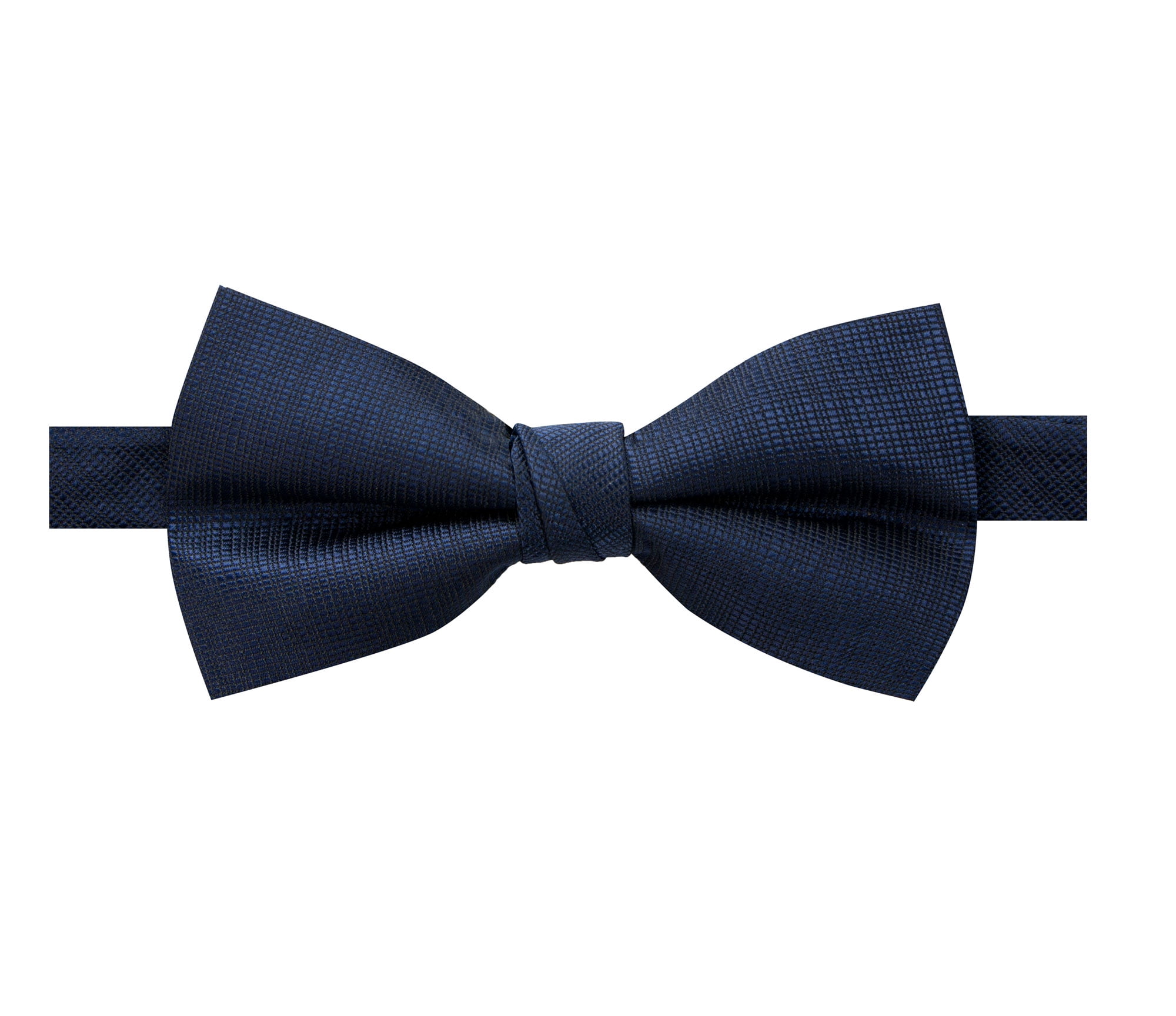 Navy Textured Leather Bow Tie Navy Textured Leather Bow Tie