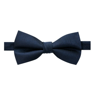 Spring Notion Men's Leather Texture Woven Bow Tie