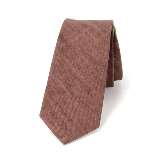 Spring Notion Men's Mottled Linen Skinny Necktie