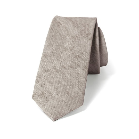Spring Notion Men's Mottled Linen Skinny Necktie