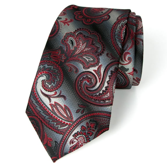Spring Notion Men's Paisley Pattern Gradient Microfiber Woven Tie