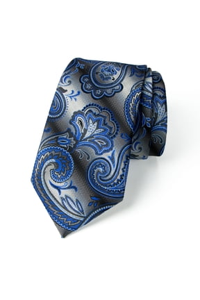 Men's Paisley Pattern Gradient Microfiber Woven Tie