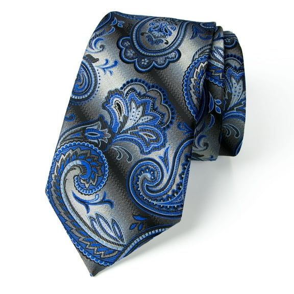Spring Notion Men's Paisley Pattern Gradient Microfiber Woven Tie