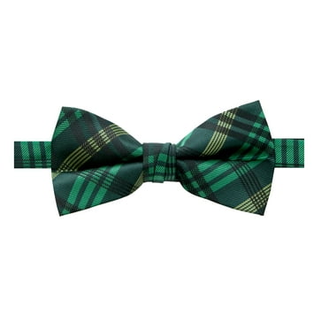 Spring Notion Men's Plaid Woven Bow Tie