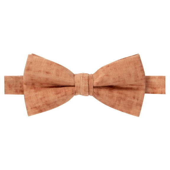 Spring Notion Men's Pre-tied Mottled Linen Bow Tie