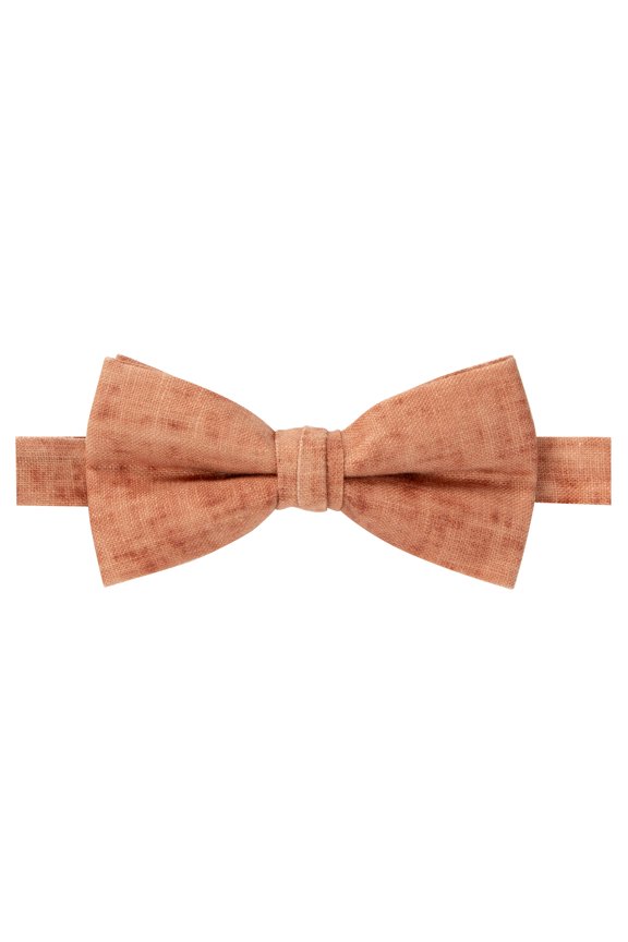 Men's Pre-tied Mottled Linen Bow Tie