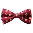 thumbnail image 1 of Spring Notion Men's Printed Microfiber Christmas Theme Pretied Bow Tie, 1 of 4