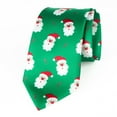 thumbnail image 1 of Spring Notion Men's Printed Microfiber Christmas Theme Tie, 1 of 3