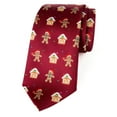 thumbnail image 1 of Spring Notion Men's Printed Microfiber Christmas Theme Tie, 1 of 3