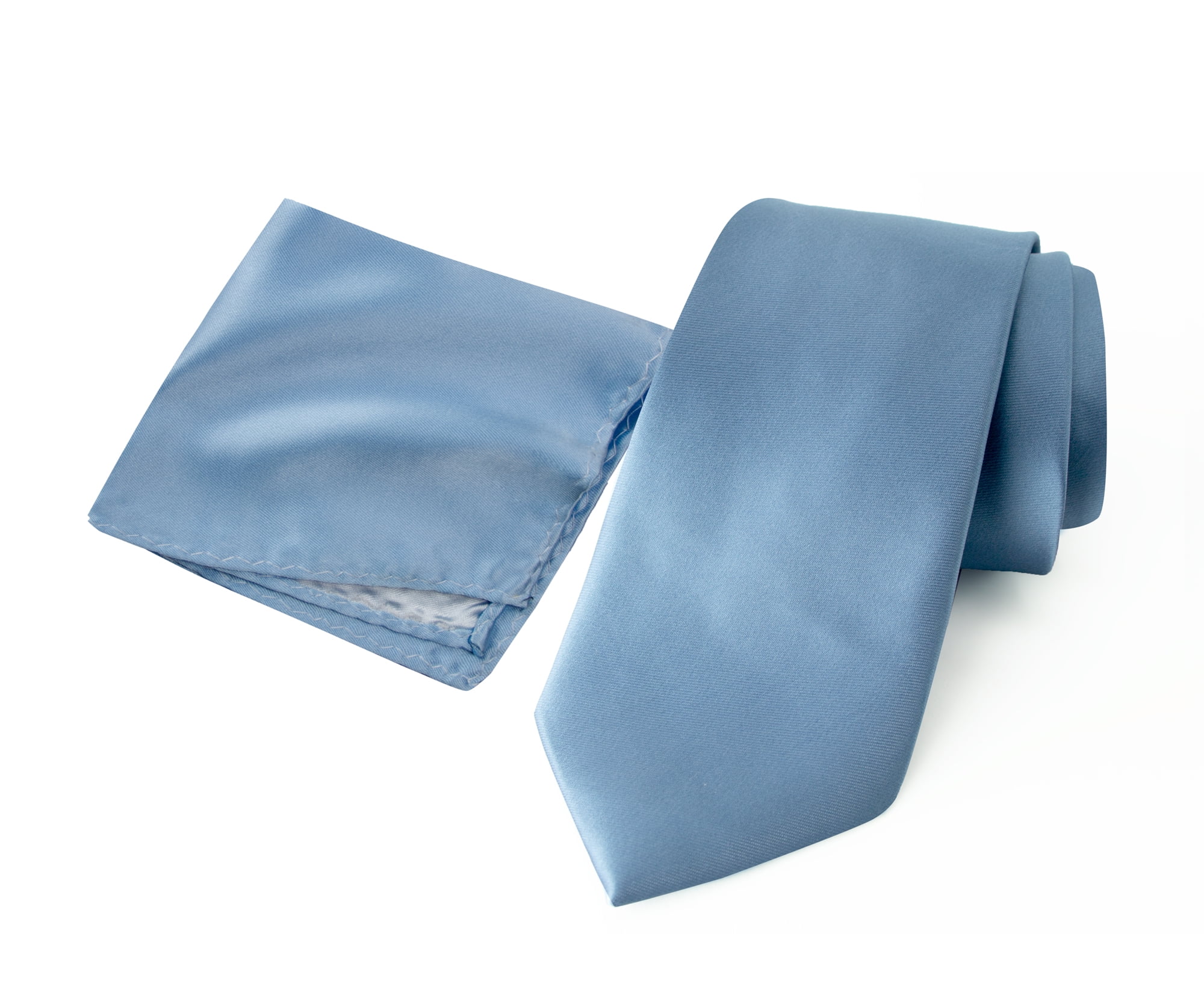 Spring Notion Men's Skinny Tie - 100% Cotton Chambray, 2.5" Wide X 58" Long