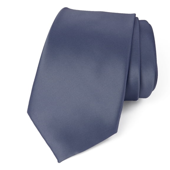 Spring Notion Men's Solid Color Satin Microfiber Tie