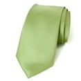 thumbnail image 1 of Spring Notion Men's Solid Color Satin Microfiber Tie, 1 of 3
