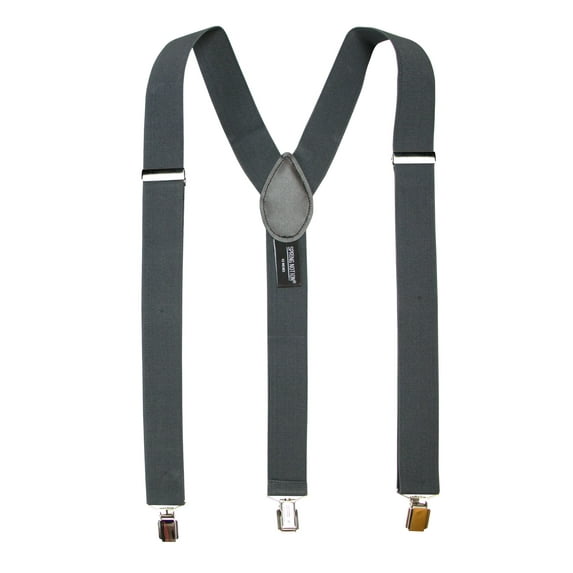 Spring Notion Men's Solid Color Suspenders
