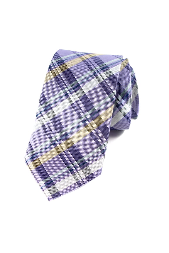 Men's Tartan Plaid Woven Necktie