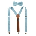 thumbnail image 1 of Spring Notion Mens' Linen Blend Suspenders and Bow Tie Set for Groomsmen Wedding, 1 of 1