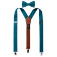 thumbnail image 1 of Spring Notion Mens' Mottled Linen Suspenders and Bow Tie Set, 1 of 1