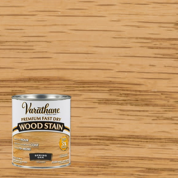 Spring Oak, Varathane Premium Fast Dry Wood Stain-262004, Quart, 2 Pack