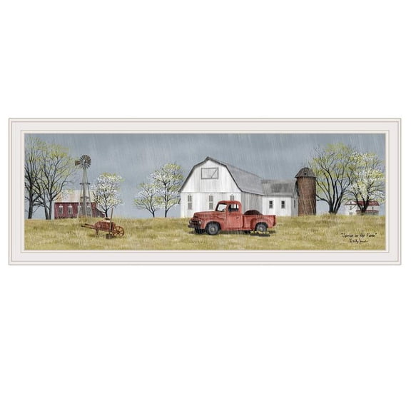 Spring On The Farm by Billy Jacobs Printed Wall Art Wood Multi-Color