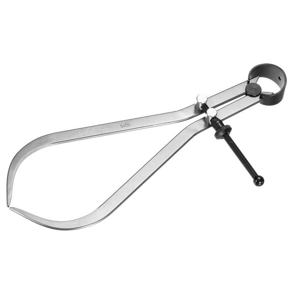Spring Outside Caliper 9 Inch Stainless Steel Adjustable Spring Caliper Bent-Leg for Wood Turning Lathe Use