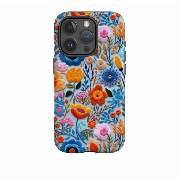Spring Petals II Delicate Floral Phone Case for iPhone 16 15 14 13 12 11 Pro Max